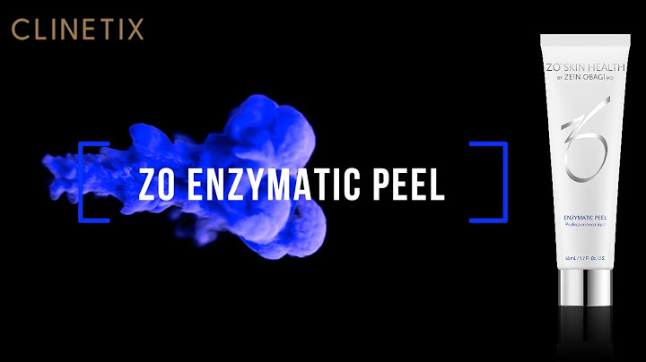 Zo skin health enzymatic peel before and after