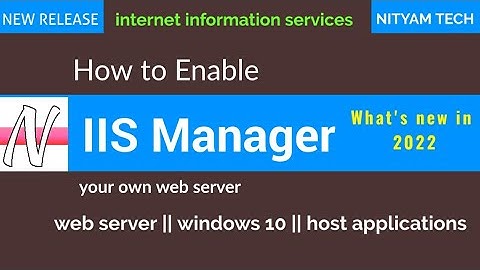 Active #IIS web server manager