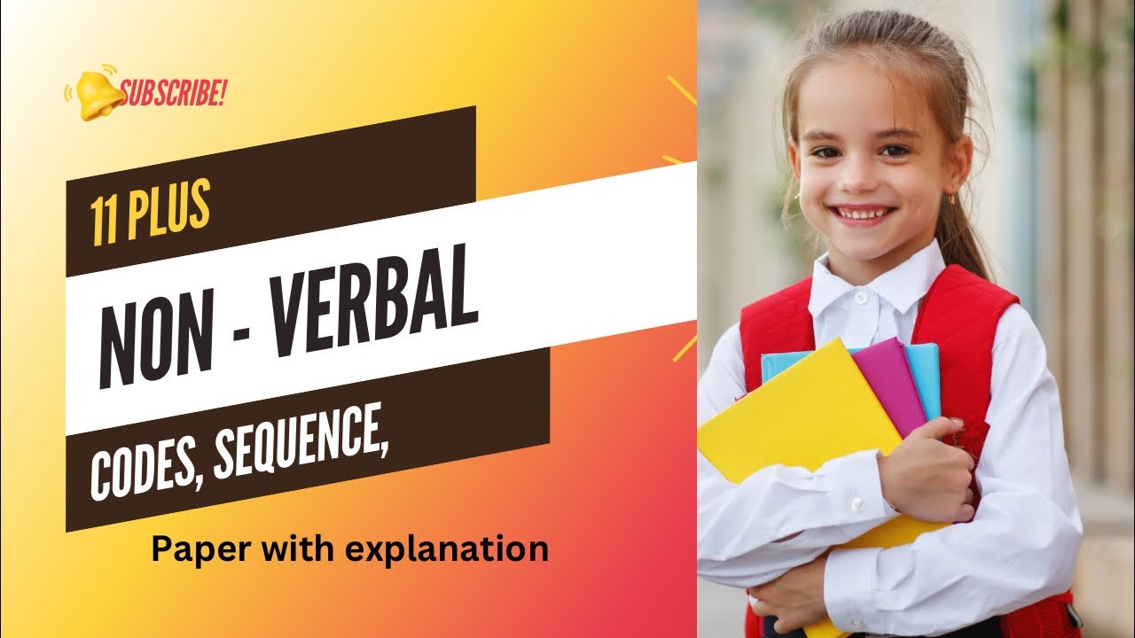 11 Plus Non-verbal Reasoning class / GL paper with Explanation - YouTube