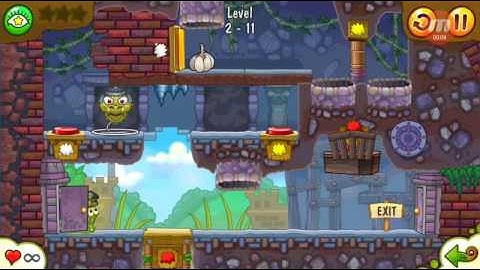 Snail Bob 2 - Fantasy Story - Levels 11,12,13,14,15 Android Gameplay