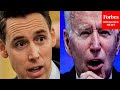 Hawley Calls For Biden To Resign From Office In Harsh Senate Floor Speech