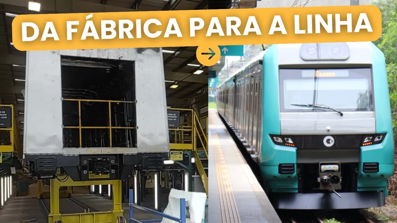 COMO UM TREM SAI DA FÁBRICA E CHEGA NA LINHA?