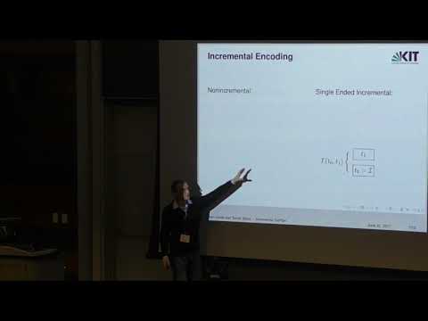 ICAPS 2017: Accelerating SAT Based Planning with Incremental SAT Solving