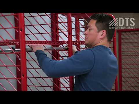 Ready Rack Wall Mounted Red Rack - video from Diamond Tool Store