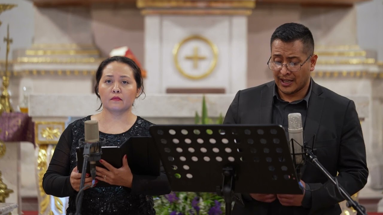 La Madre piadosa, estaba junto a la cruz y lloraba, mientras el hijo pendía - STABAT MATER