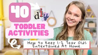 40 Easy DIY Toddler Activities for Busy Parents - How to Keep a Toddler Entertained at Home. screenshot 2