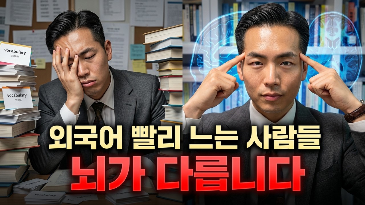 외국어 빨리 느는 사람들의 뇌, 이게 다릅니다 (공통점 3가지) - YouTube