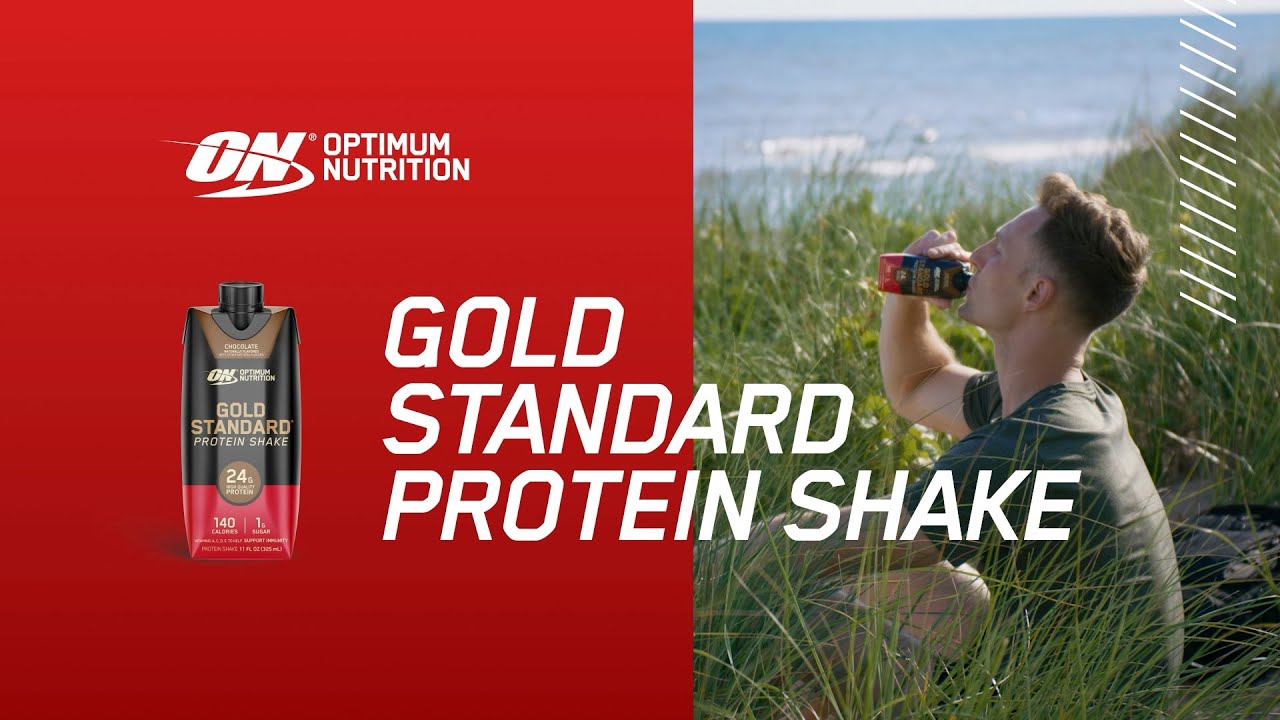 The New Gold Standard Protein Shake Joins Optimum Nutrition's Gold Standard  Product Line Known for the World's Most Popular Protein Powder