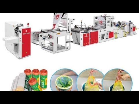 Automatic bag making machine with drawstring design, drawstring bag ...