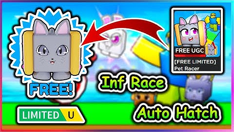 [UGC LIMITED] Roblox Pet Racer Simulator Script - Infinite Race | Auto Hatch