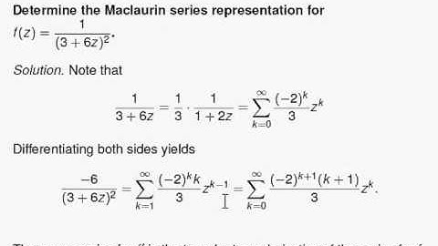 Complex Taylor Series 2: Some Examples