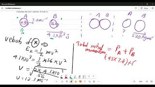 Edexcel IAL Physics October 2025 Unit 1 Question 14 Solution | Momentum & Kinetic Energy