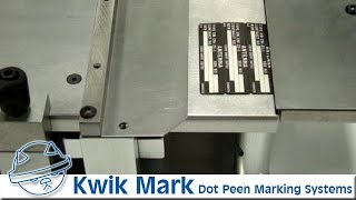 Kwik-Klamp for Dot Peen Marking of Thin Foil Nameplates and Tags