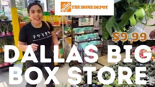 Big Box Store in Dallas Texas, Home Depot/Plant Shopping and Haul