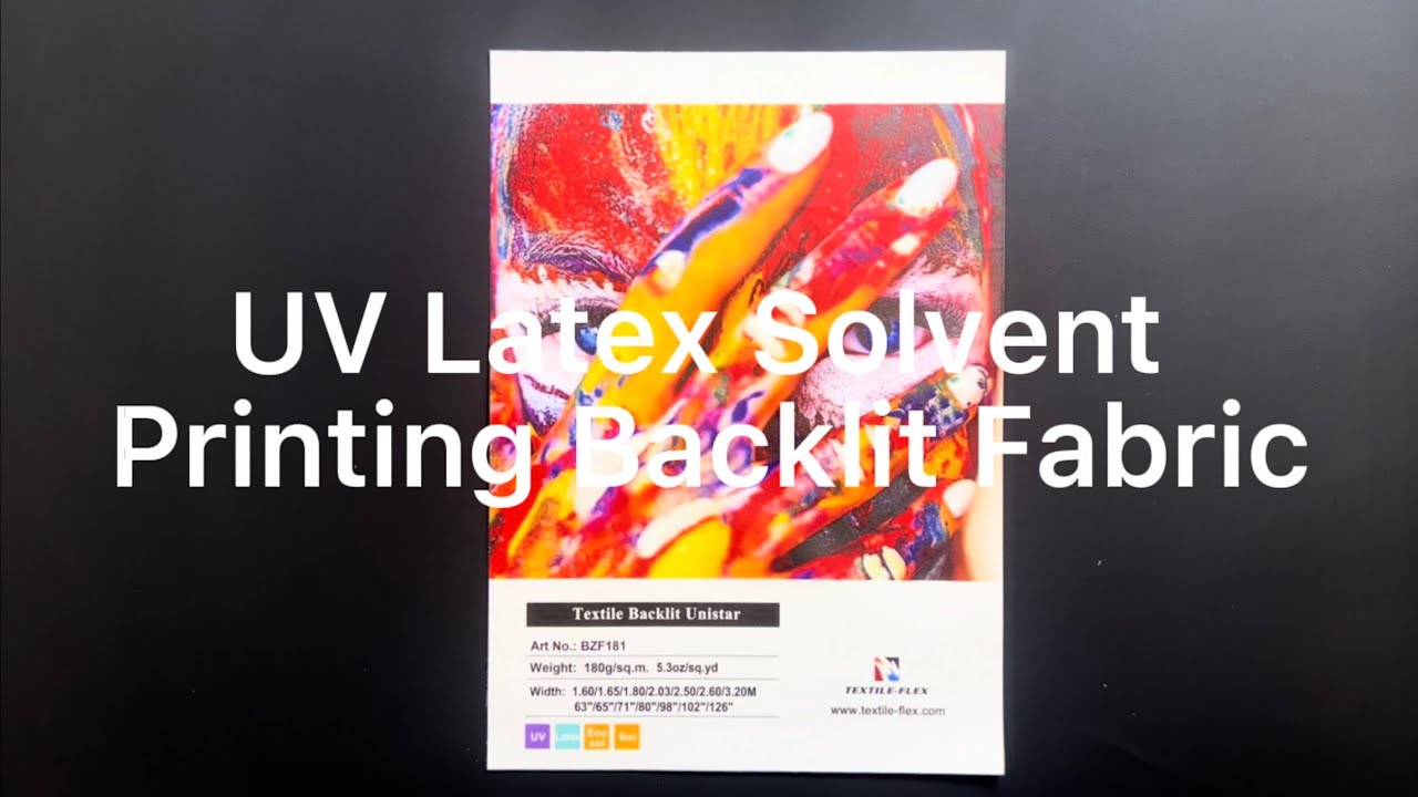UV Latex Solvent Printing Backlit Fabric
