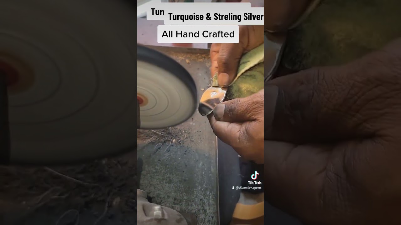 Turquoise set in .925 Sterling Silver 