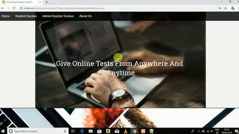 PHP Online examination project demo | PHP final year project demonstration