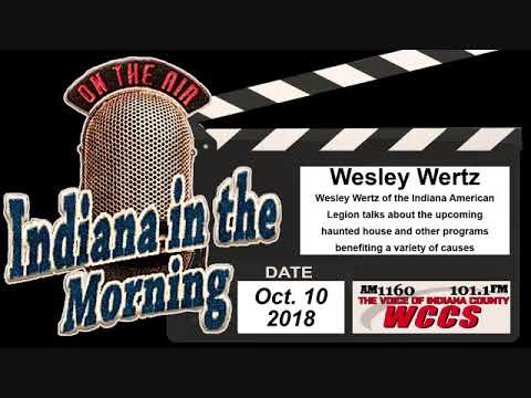 Indiana in the Morning Interview: Wesley Wertz (10-10-18)