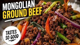The Only Mongolian Ground Beef & Rice You will Ever Need