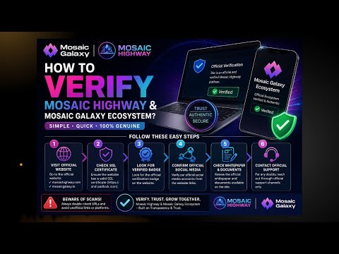 How to verify mosaic galaxy ecosystem? Mosaic chain/ mosaic highway/ BLOXICO & polkadot.