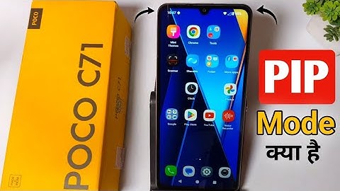 How to Enable PIP Mode in Poco C71 | Picture in Picture Floating Window