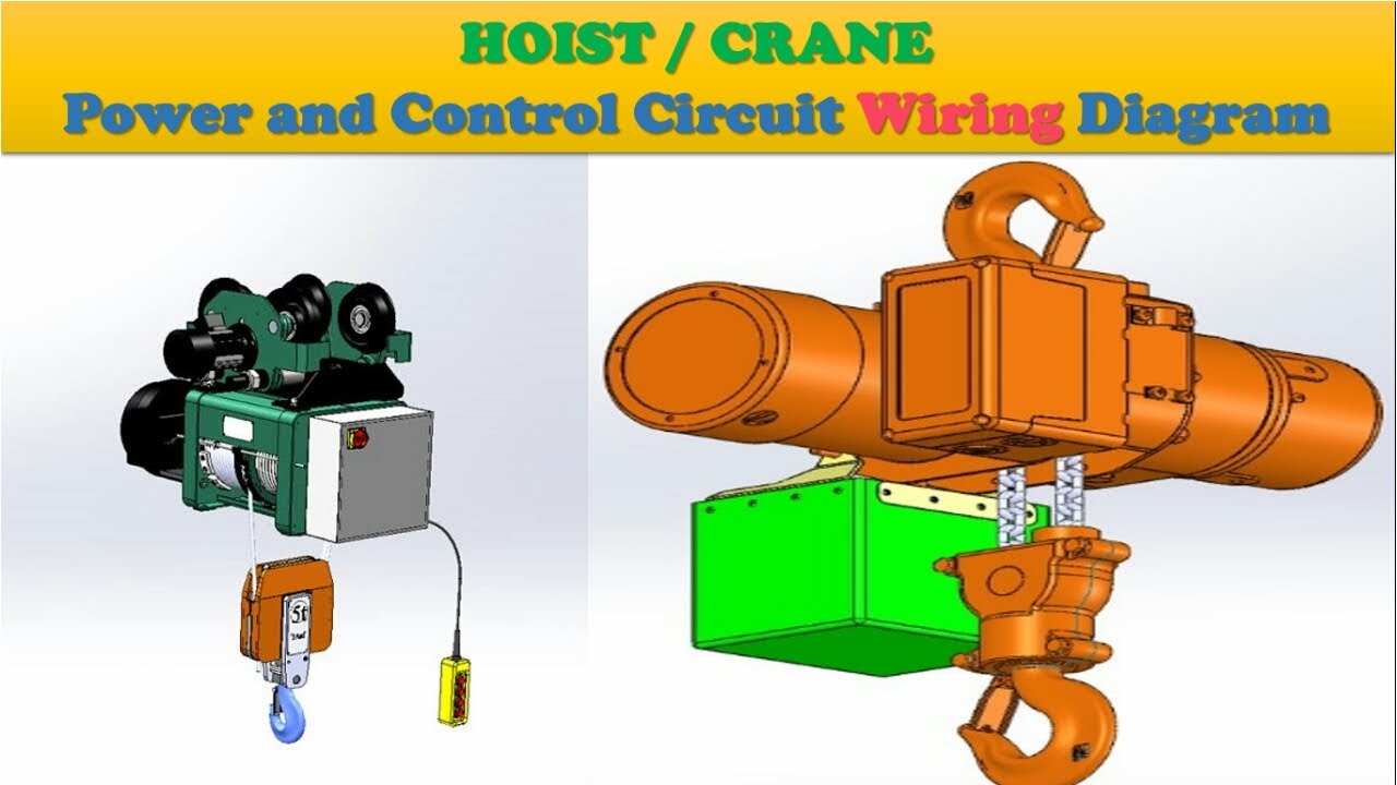 Power and Control Wiring of Hoist / Crane with safety switch nd