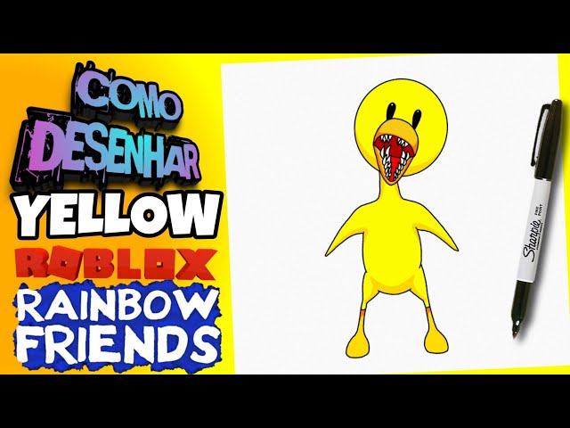 COMO DESENHAR O YELLOW, AMARELO