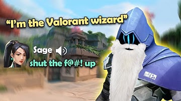 Wizard trolling in Valorant