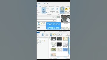 ArcGIS Pro shorts // map menu and basemaps #shorts #short