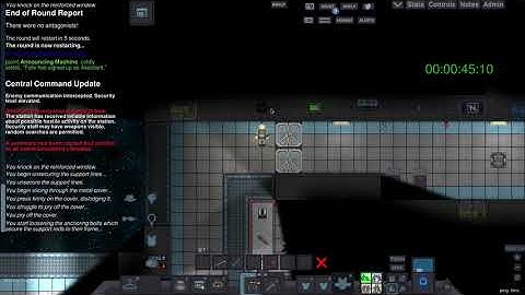 Unitystation 4118 Outpost Graytide any% WR 01:15:14