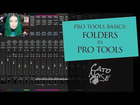 Pro Tools Basics: Folders in Pro Tools
