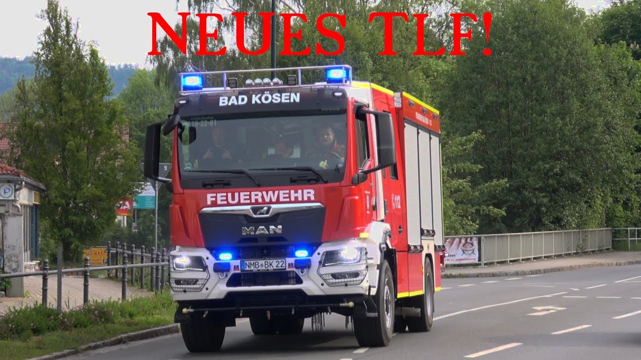 [NEUES TLF 4000-ST 🚒] Einsatzfahrten 🚨 FF Bad Kösen + Flemmingen + DRK Naumburg zum Verkehrsunfall 🛠