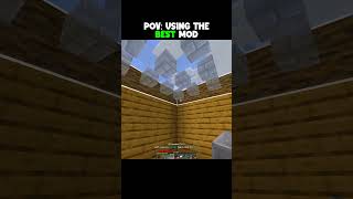 Minecraft Pov: Using The Best Mod🤯