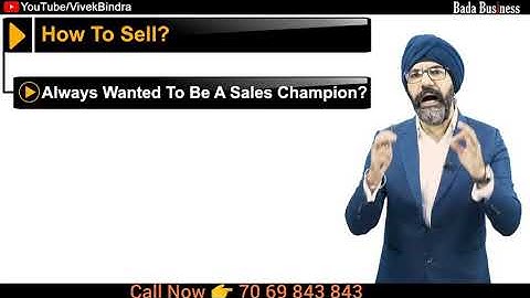 How To Sale - Problem Solving Courses By Dr.Vivek Bindra