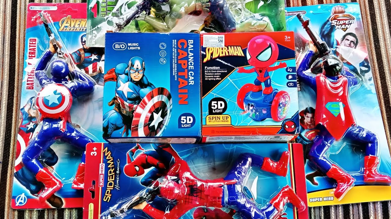 HUNTING TOYS MARVEL'S CAPTAIN AMERICA SPIDERMAN SUPERMAN BATMAN IRONMAN 