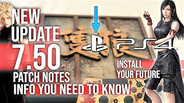 New PlayStation 4 Update 7.50 firmware 🎮 PS4 System Software Gaming News 2020