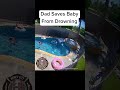 1 year old saved by father after falling in pool