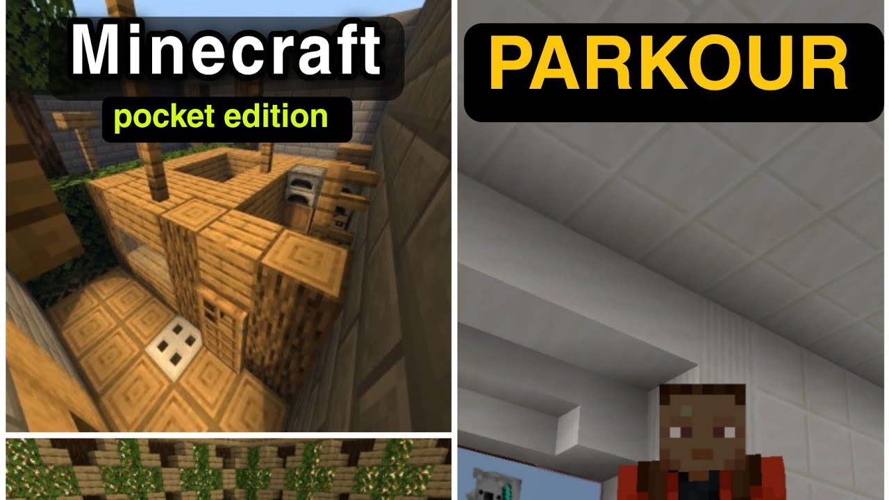Top 2 Awesome Parkour Maps For Minecraft PE || Parkour map for mcpe 1. ...