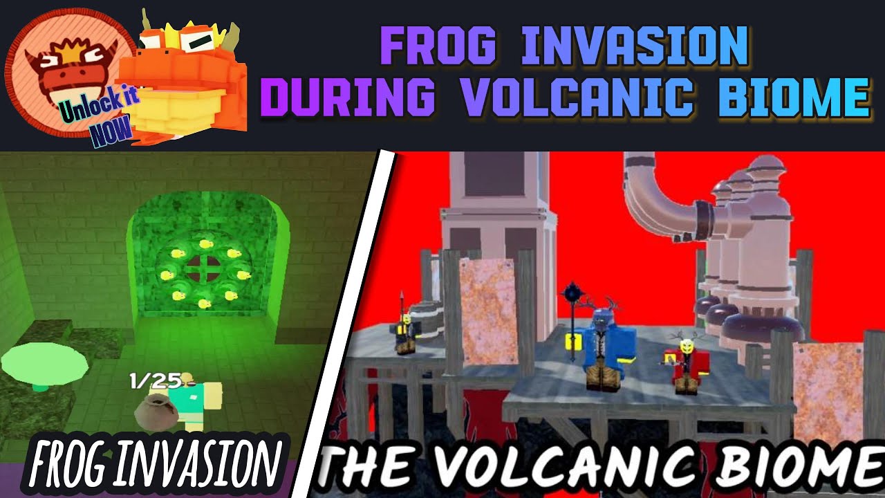 FROG INVASION + VOLCANIC BIOME (NEW) 99 Nights in the Forest Secret Update! 