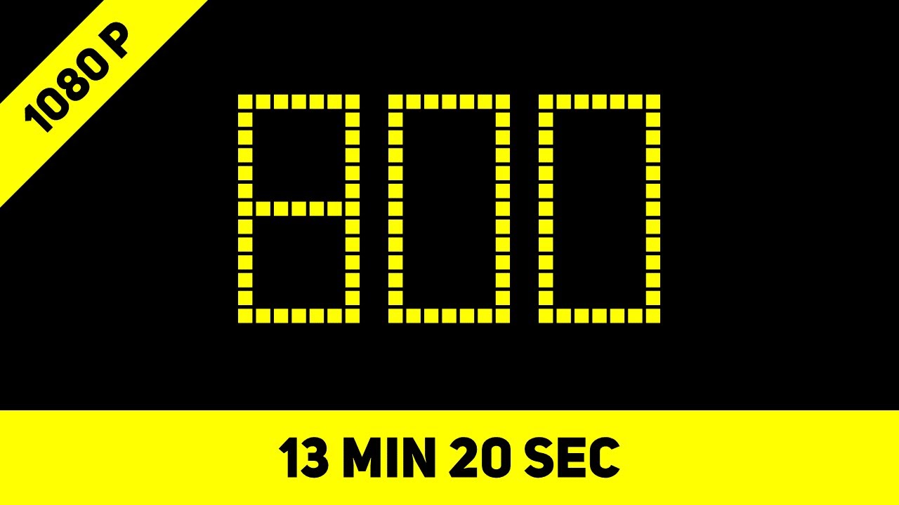 ⏱ 800 Sec Timer / 🔊 Alarm / 👍 Simple Timer - YouTube