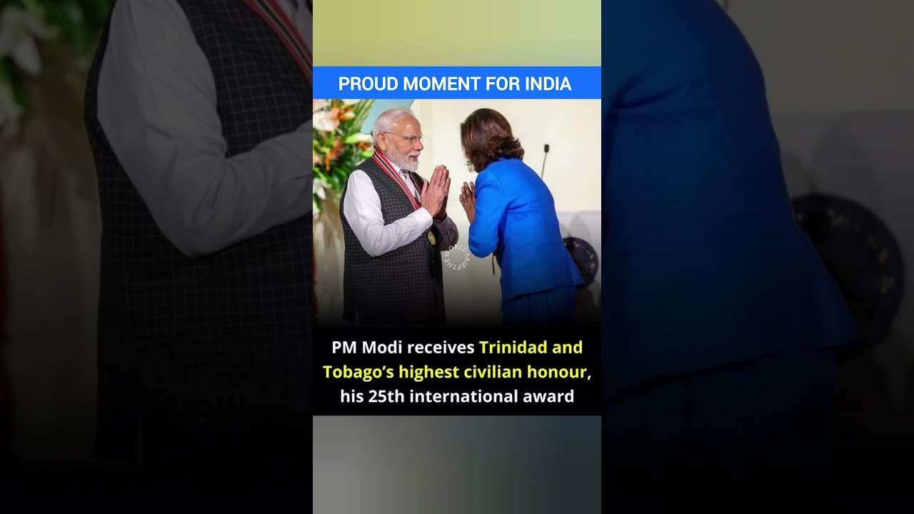 PM Modi receives 25th International award