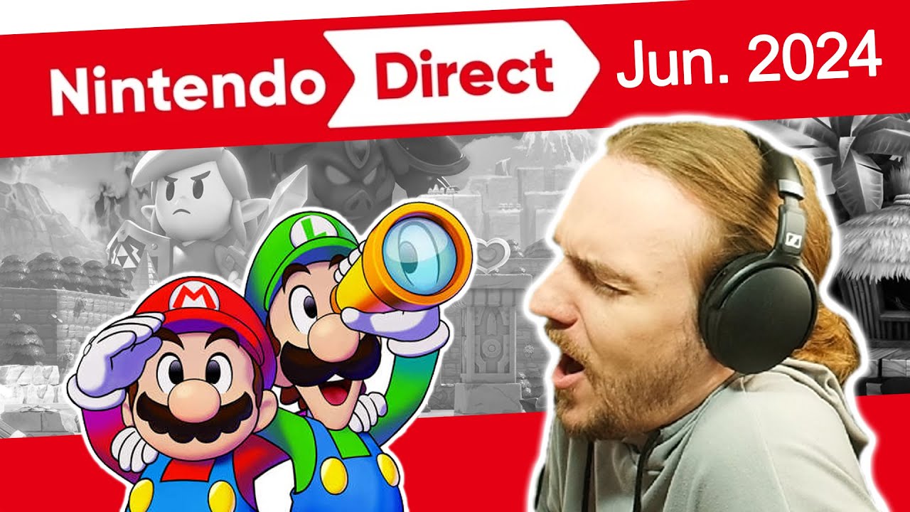 Eine fantastische NINTENDO DIRECT im Jahr 2024! - Zusammenschnitt meiner Reaktion + Meinung!