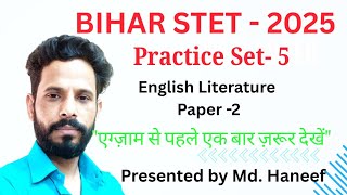 Bihar Stet English Practice set-5 #english #biharstetpreviousyearquestionpaper #biharstet