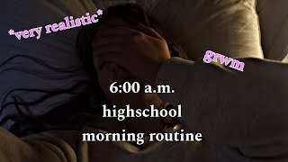Realistic high school morning routine|| Tina Hightower