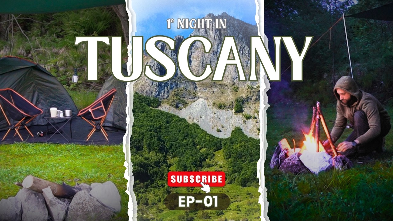 DUO moto camping – Tuscany Wild series  - ASMR - EP-1