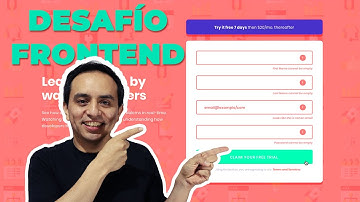 APRENDE a validar formularios usando HTML + CSS + Javascript - 🎖️ Desafío FrontEnd #12