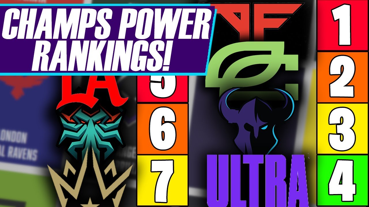 New CDL POWER RANKINGS Heading Into CoD CHAMPS!
