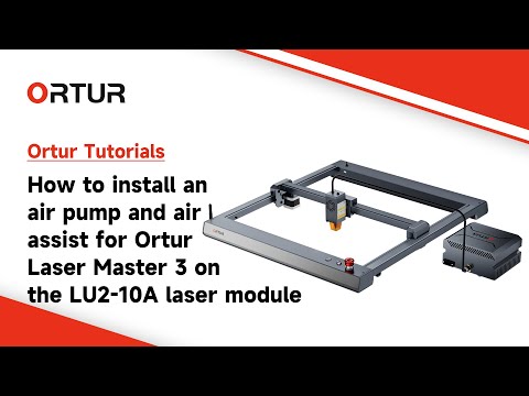 ORTUR Air Assist Pump, Adjustable 50L/min Output Air Pump Assist