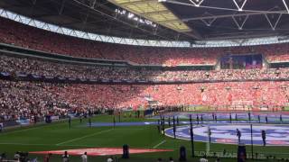 British national anthem FA cup final 2017
