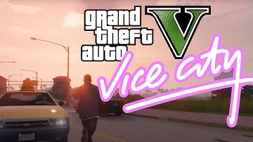 HOW BIG IS THE MAP in the GTA V Vice City mod? Run Across the Map